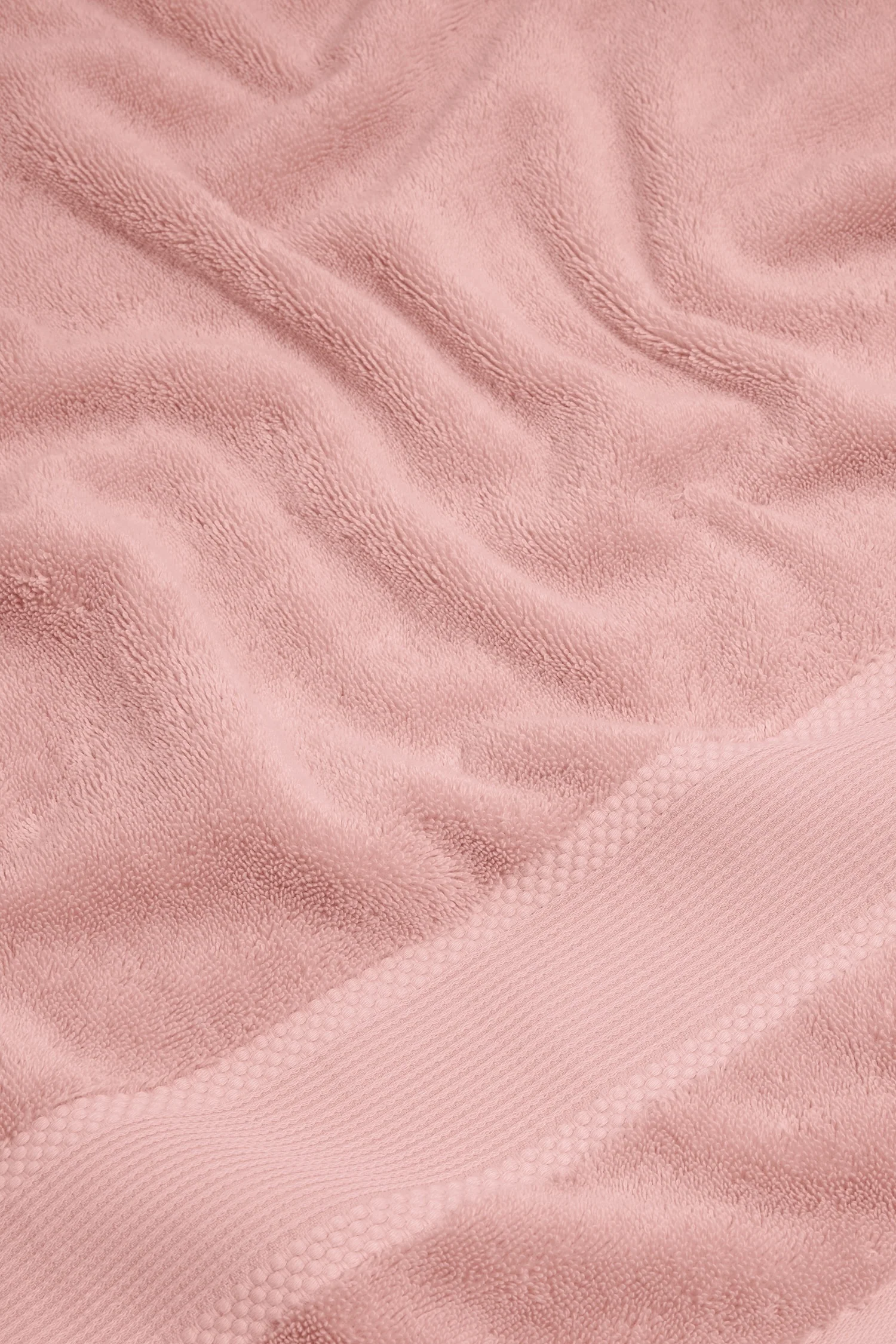 Organic Cotton Bath Sheet - Dusky Rose - Image 2