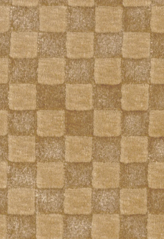Damask Checks - Walnut