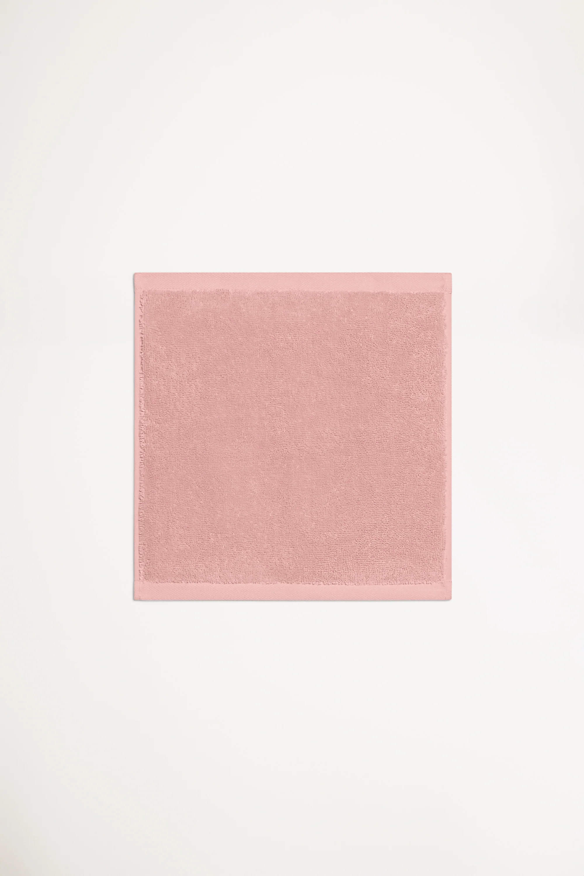 Organic Cotton Face Towel - Dusky Rose