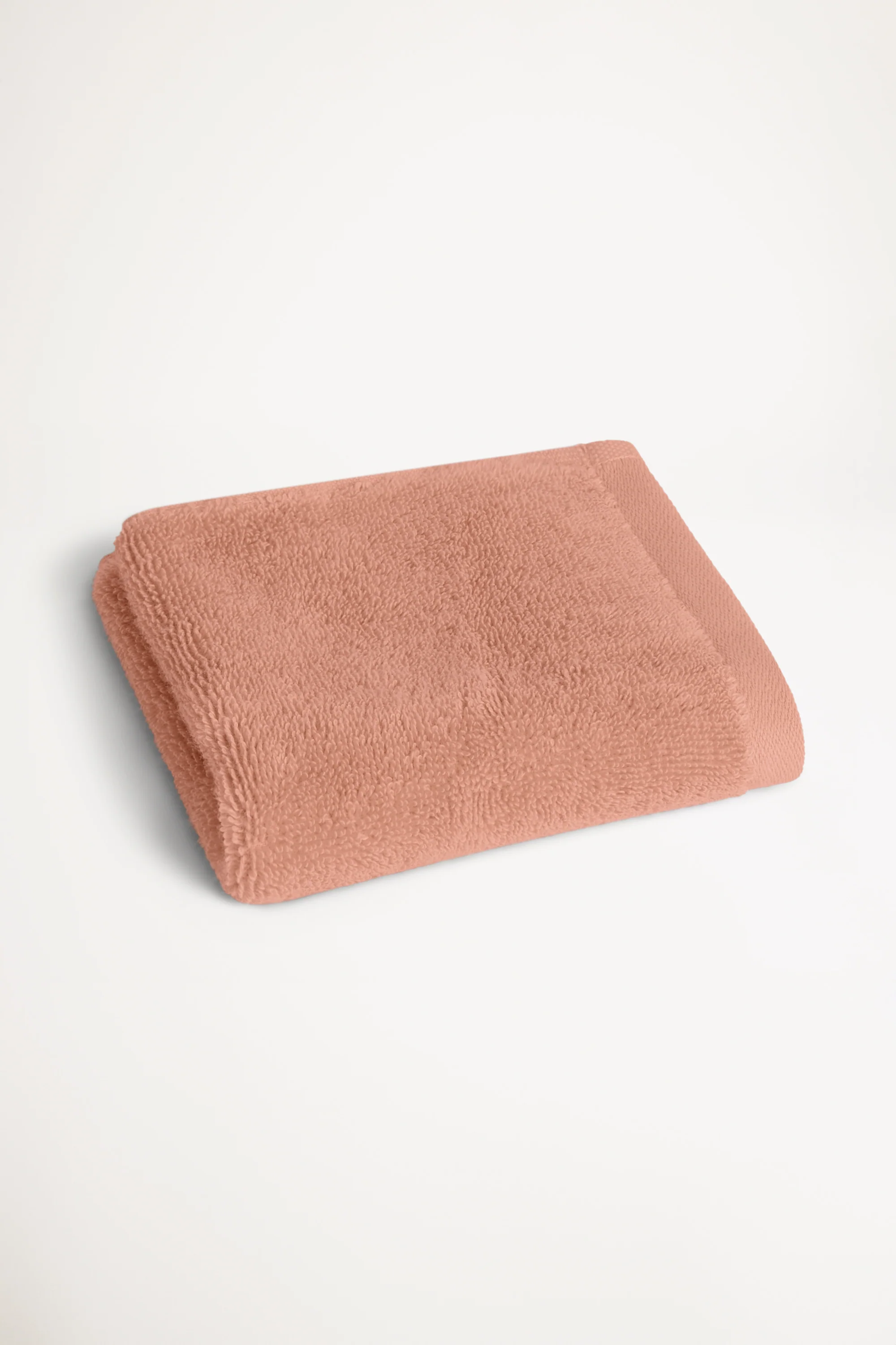 Organic Cotton Face Towel - Terracotta - Image 3