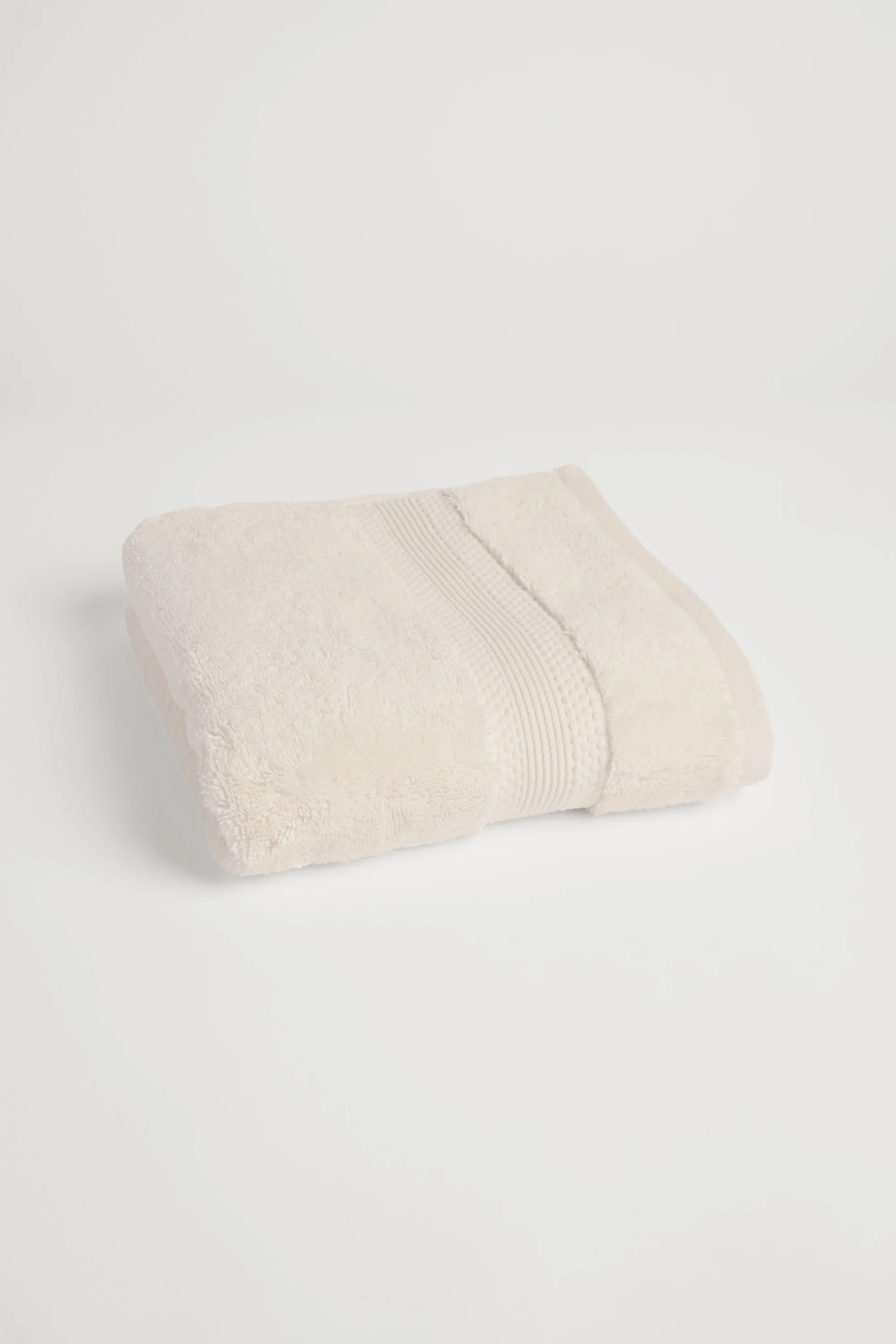 Organic Cotton Hand Towel - Chalk - Image 3