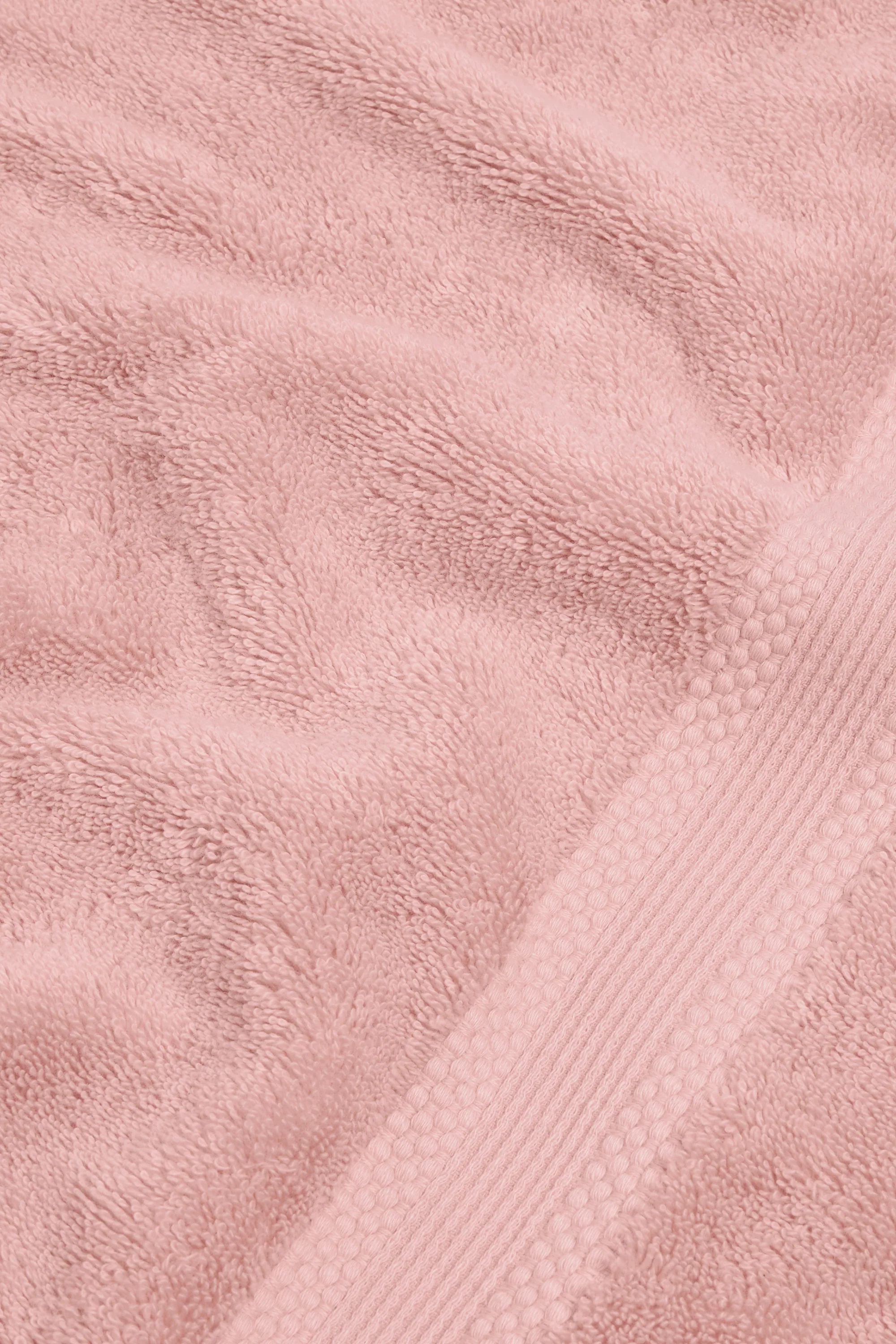 Organic Cotton Hand Towel - Dusky Rose - Image 2
