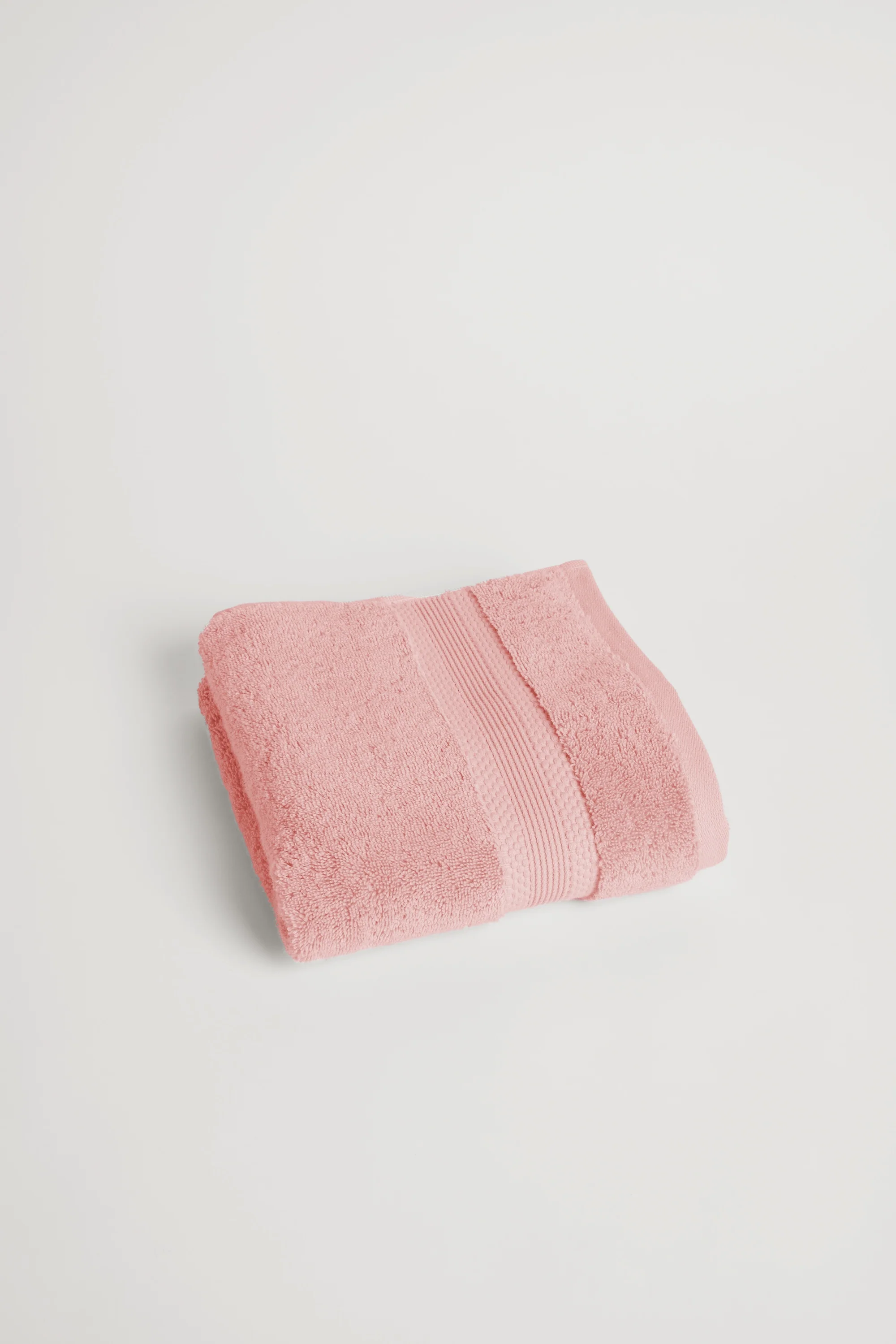 Organic Cotton Hand Towel - Dusky Rose - Image 3