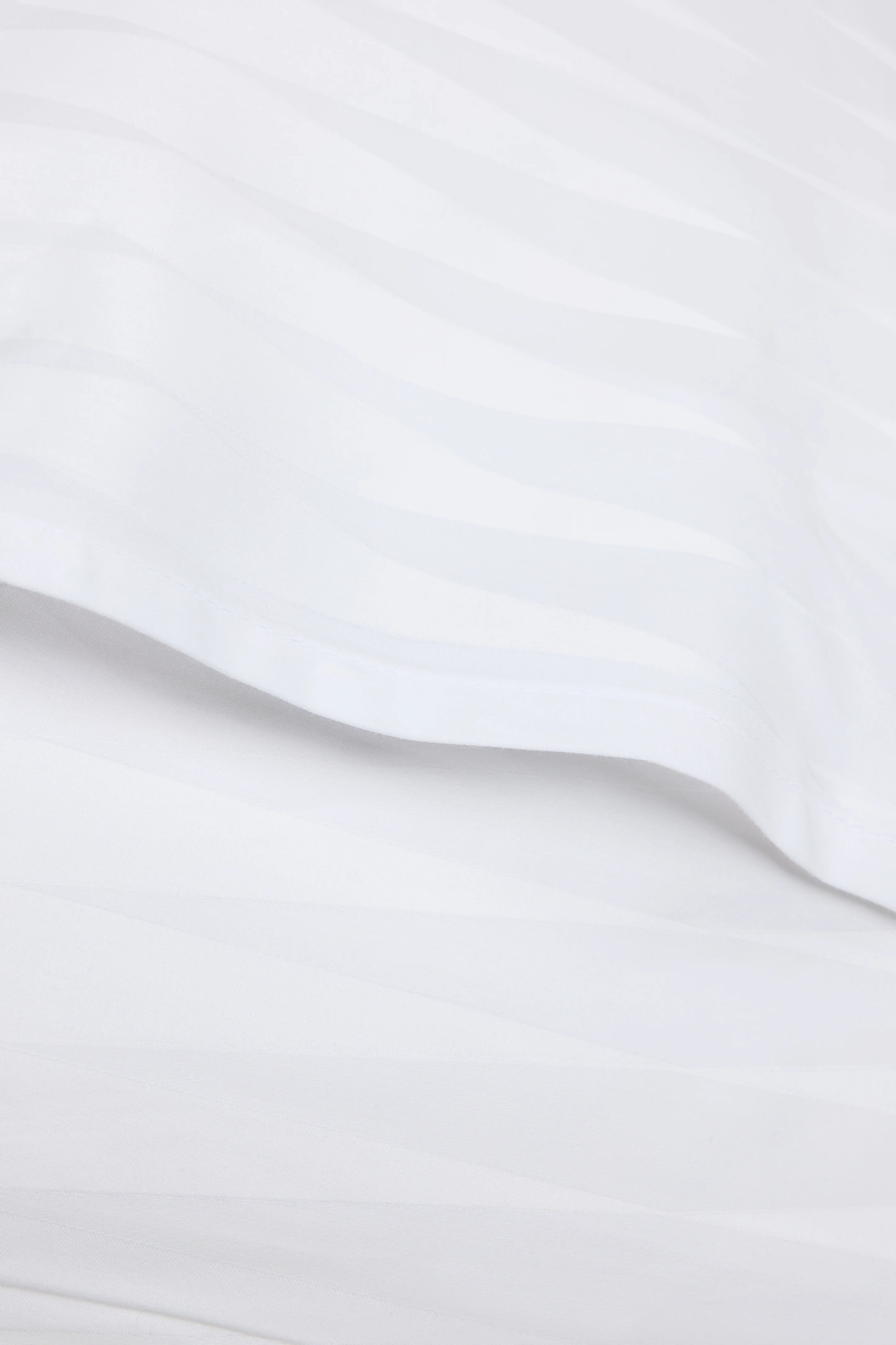 Jacquard Organic Cotton Pillowcases - Pure White - Image 2