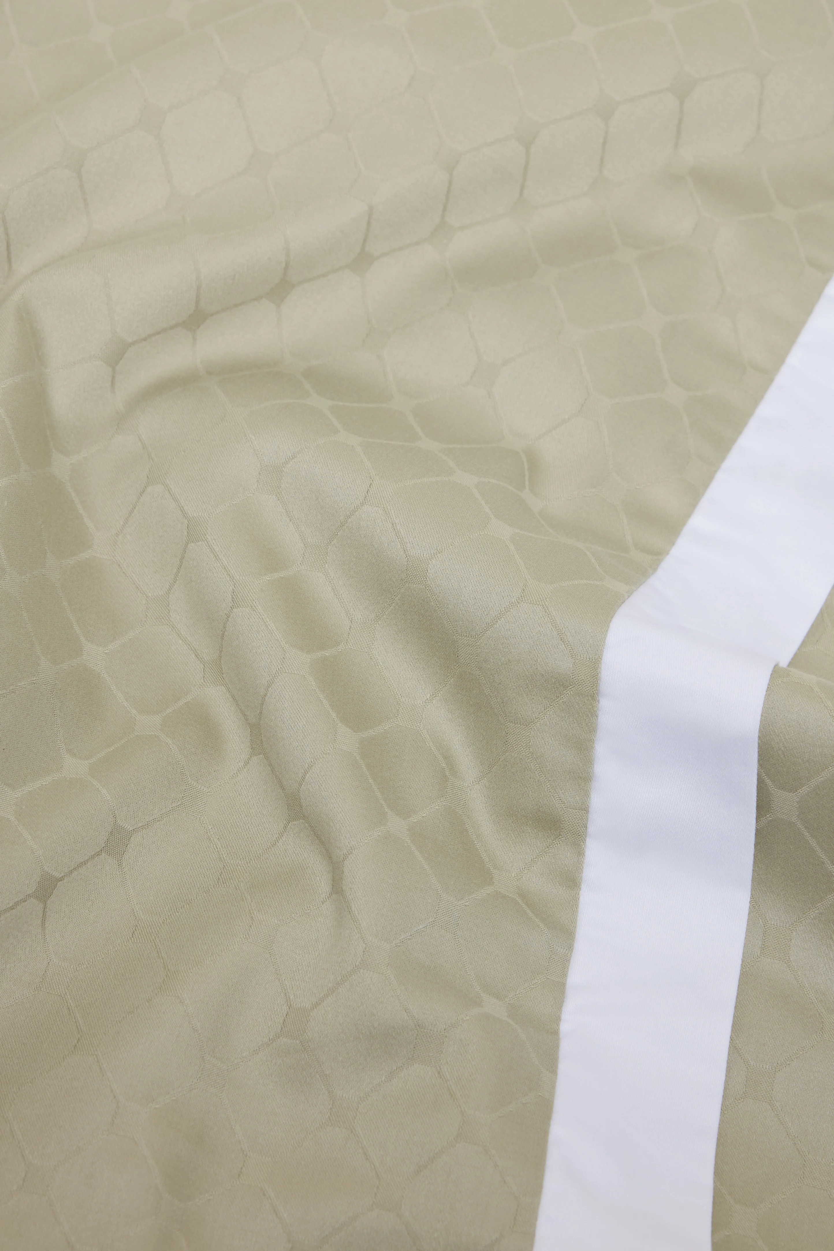 Jacquard Organic Cotton Pillowcases - Sage - Image 3