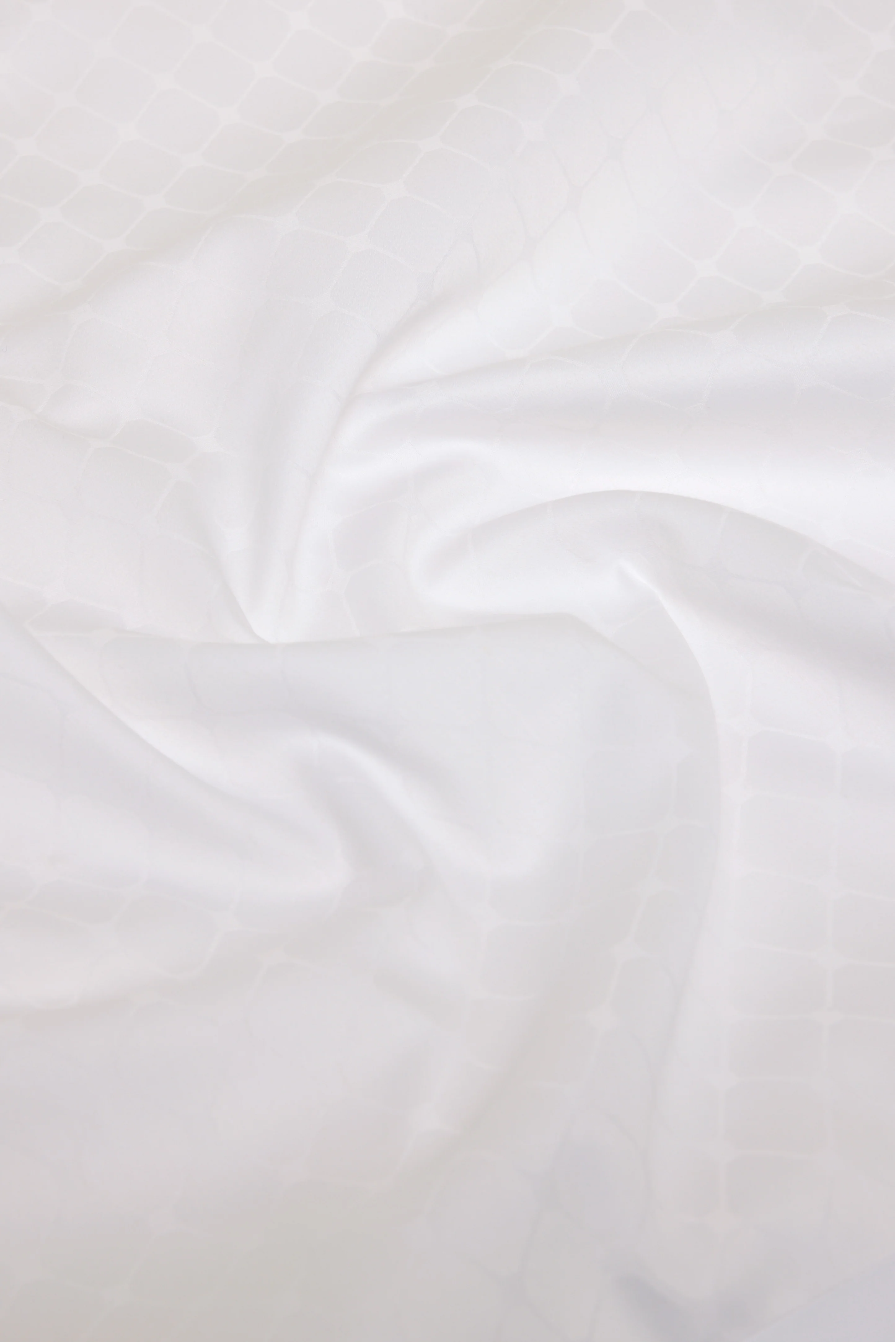 Jacquard Organic Cotton Pillowcases - Classic White - Image 3