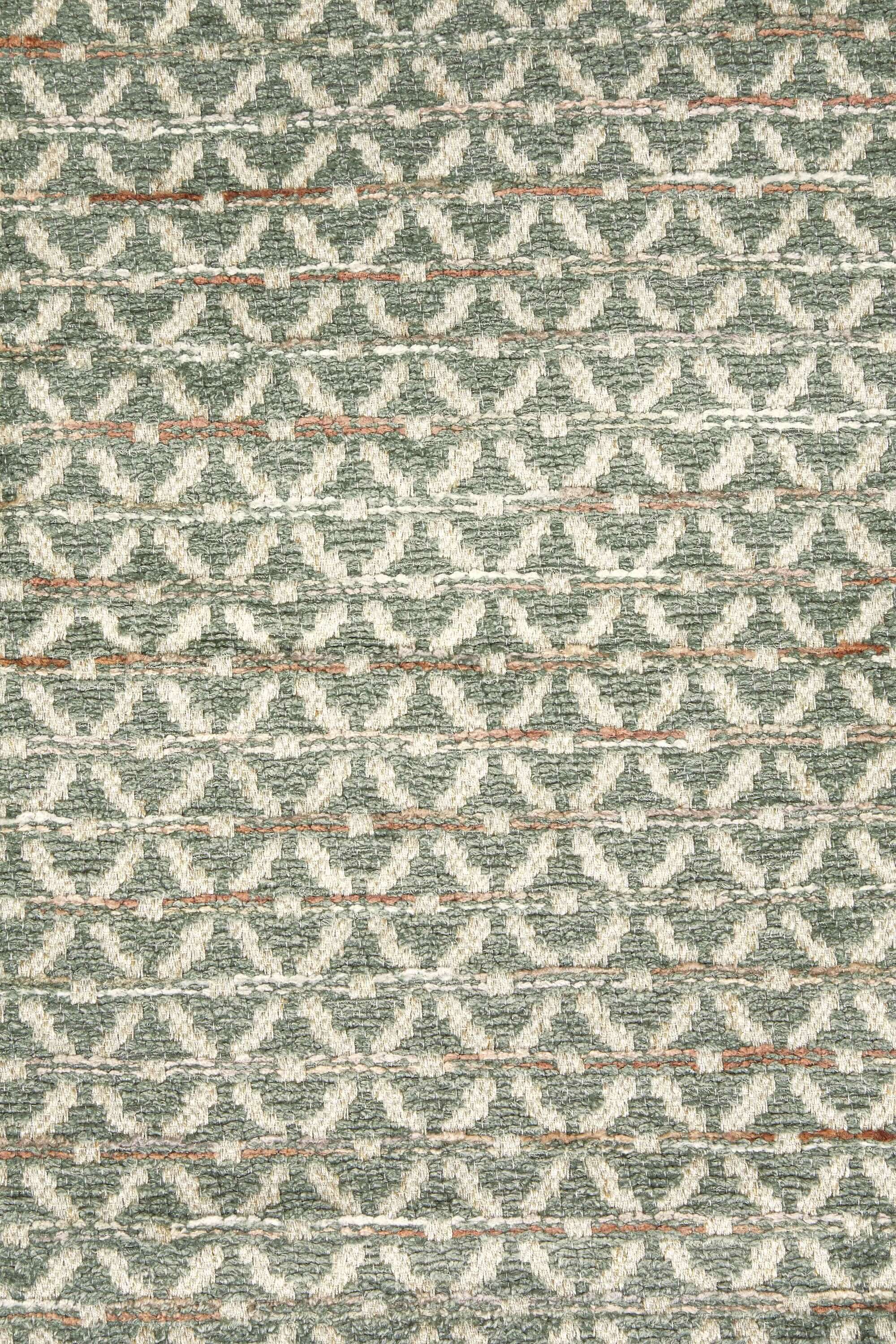 Jacquard Throw - Leaf Green - Image 3