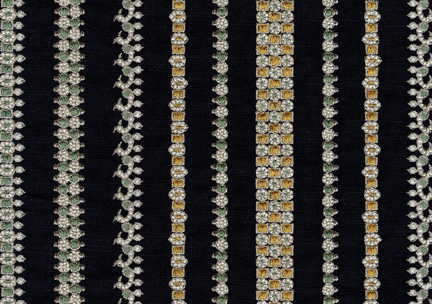 Jewel Stripe - Black/Emerald