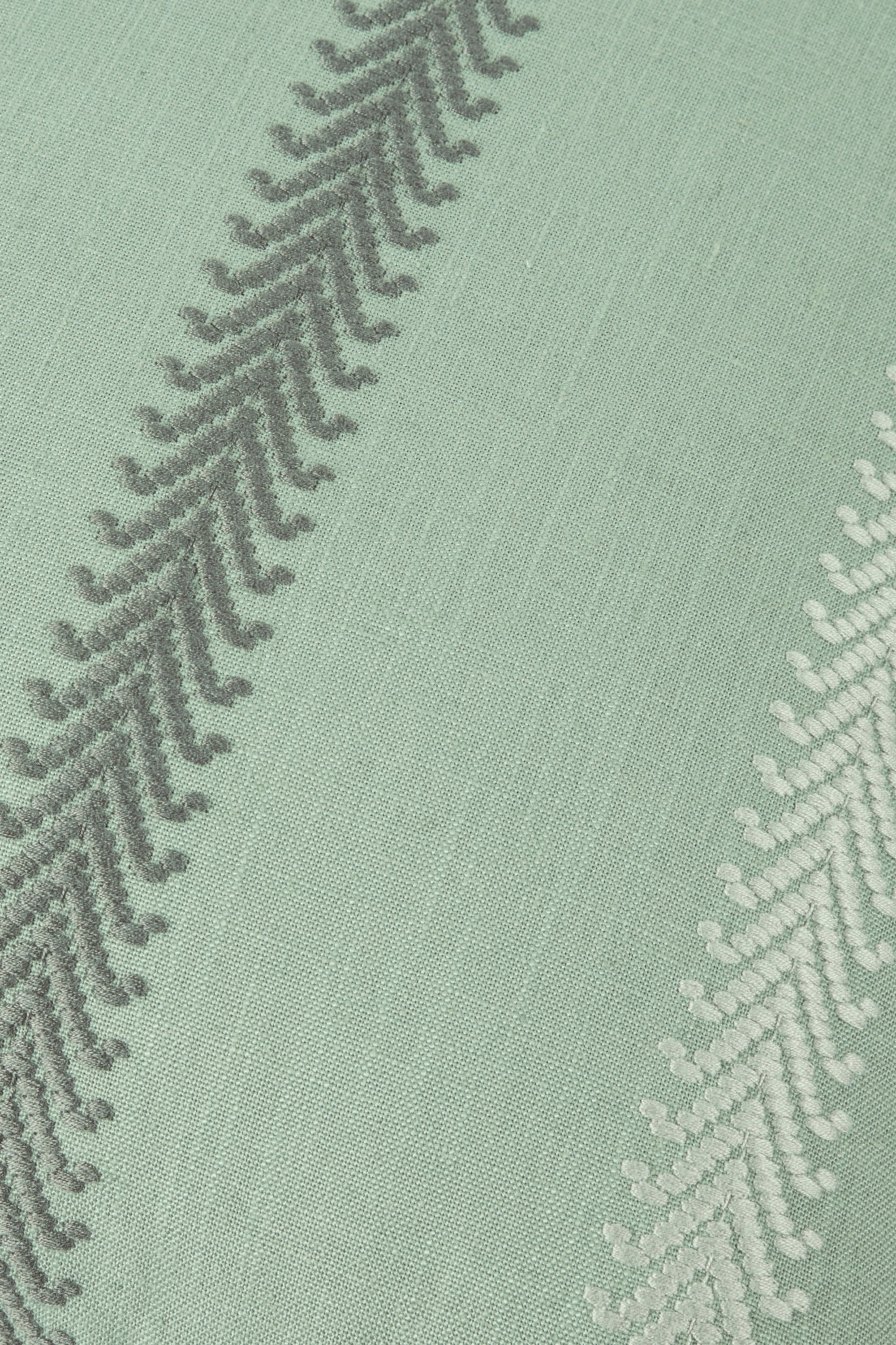 Mala Embroidered Cushion Cover - Powder Blue - Image 3