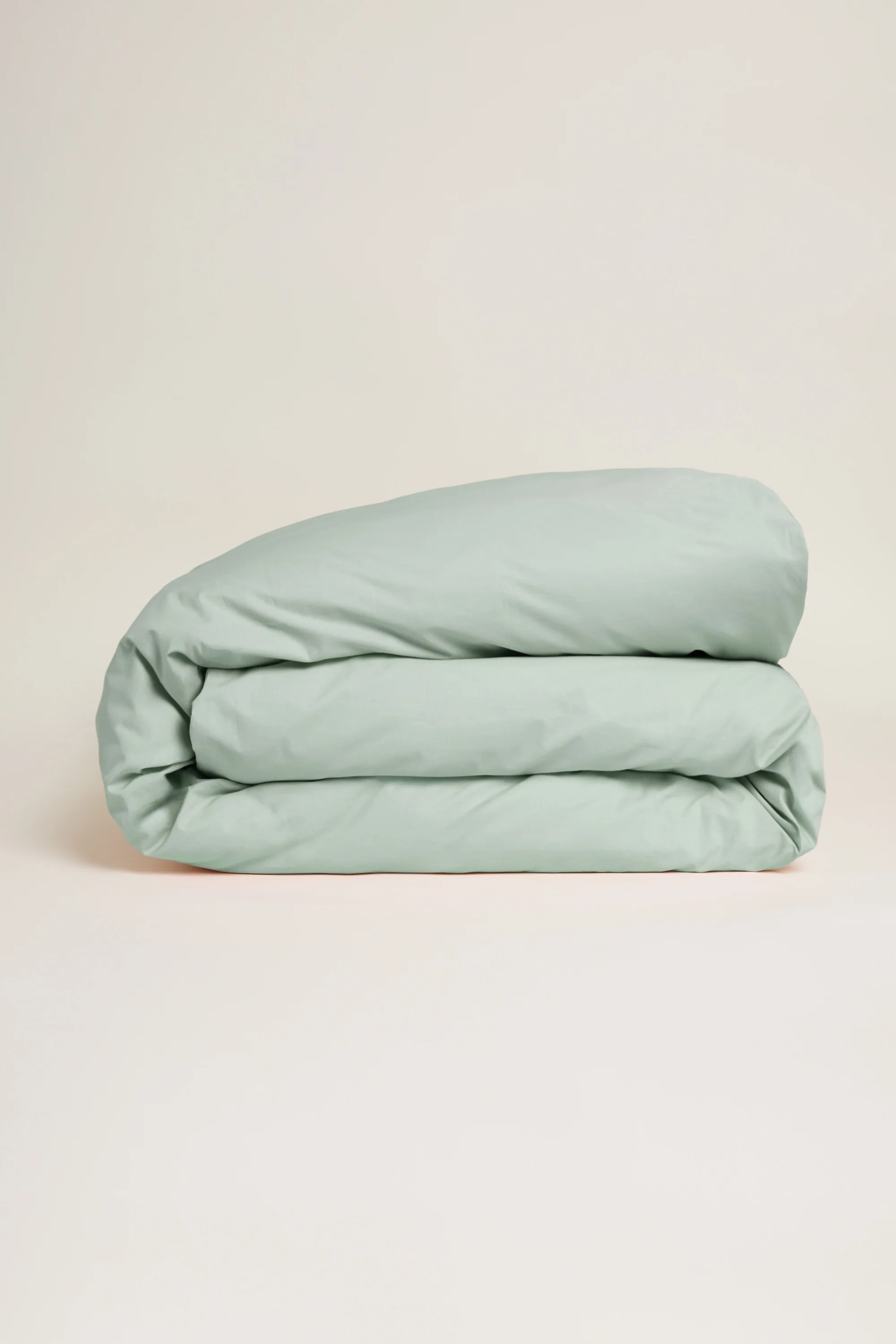 Percale Organic Cotton Duvet Cover - Spring Blue - Image 3