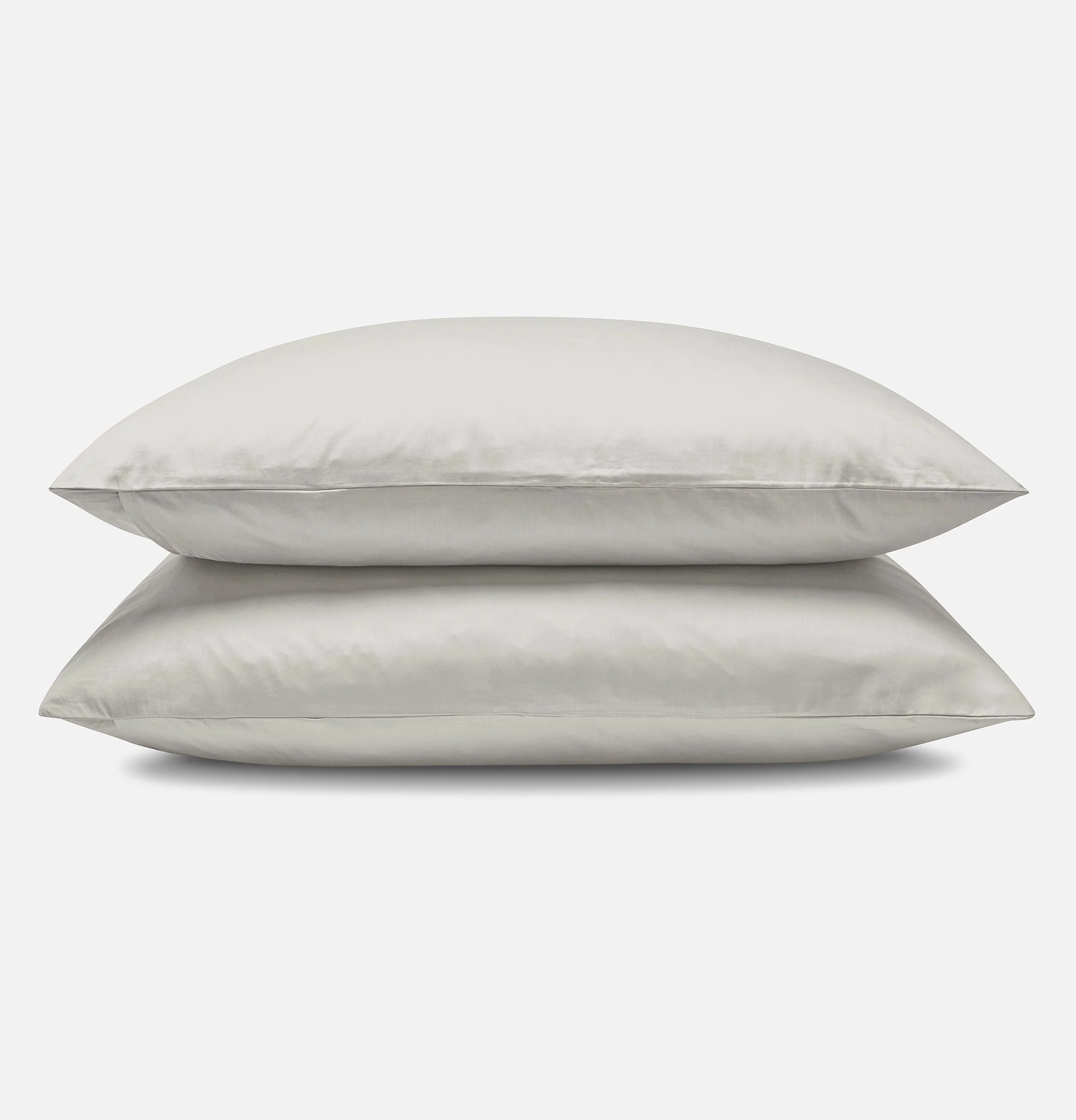 Percale Organic Cotton Duvet Set - Equinox Silver - Image 6