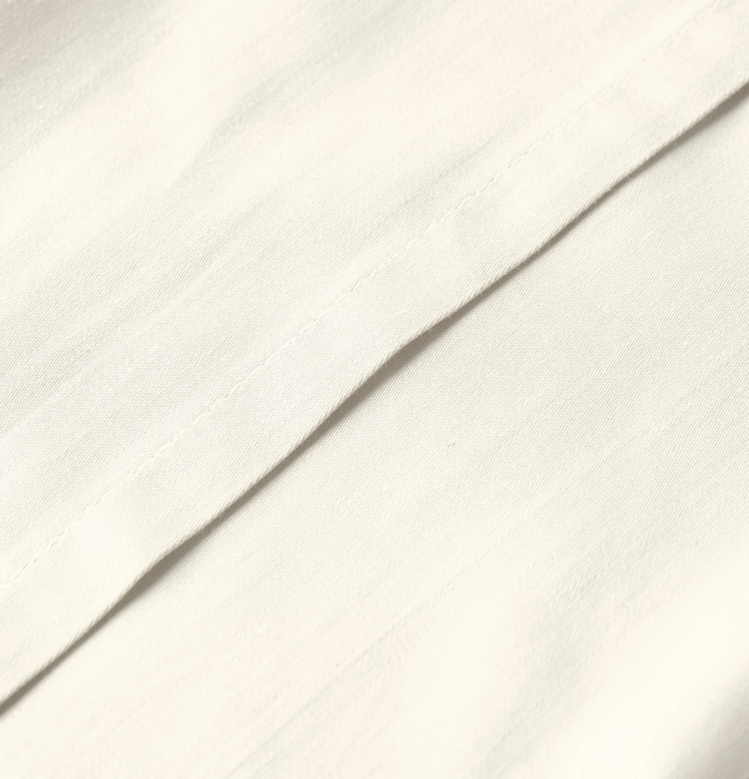 Percale Organic Cotton Duvet Set - Iridescent Ivory - Image 7
