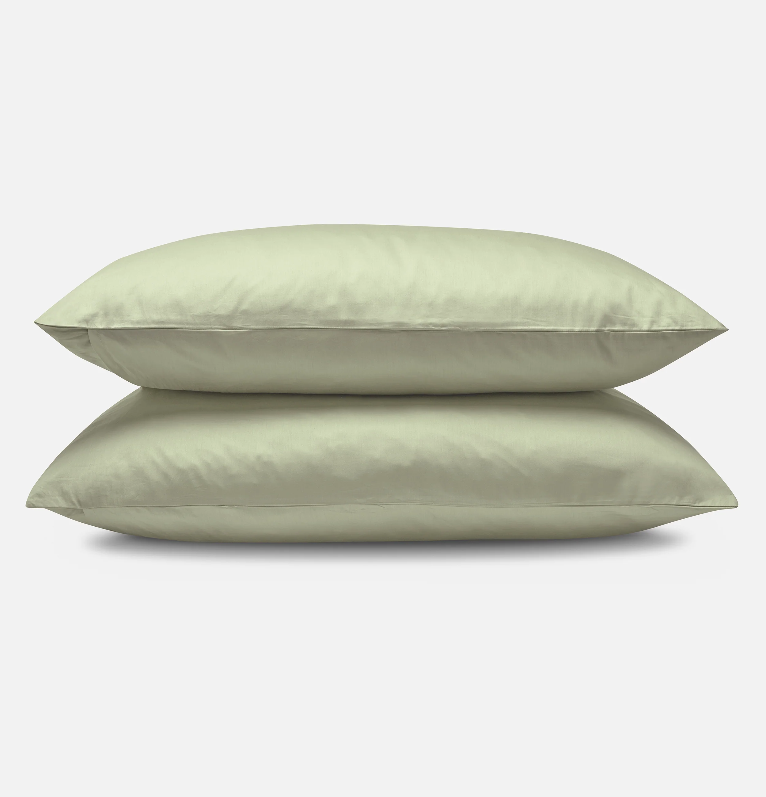 Percale Organic Cotton Duvet Set - Solstice Green - Image 6