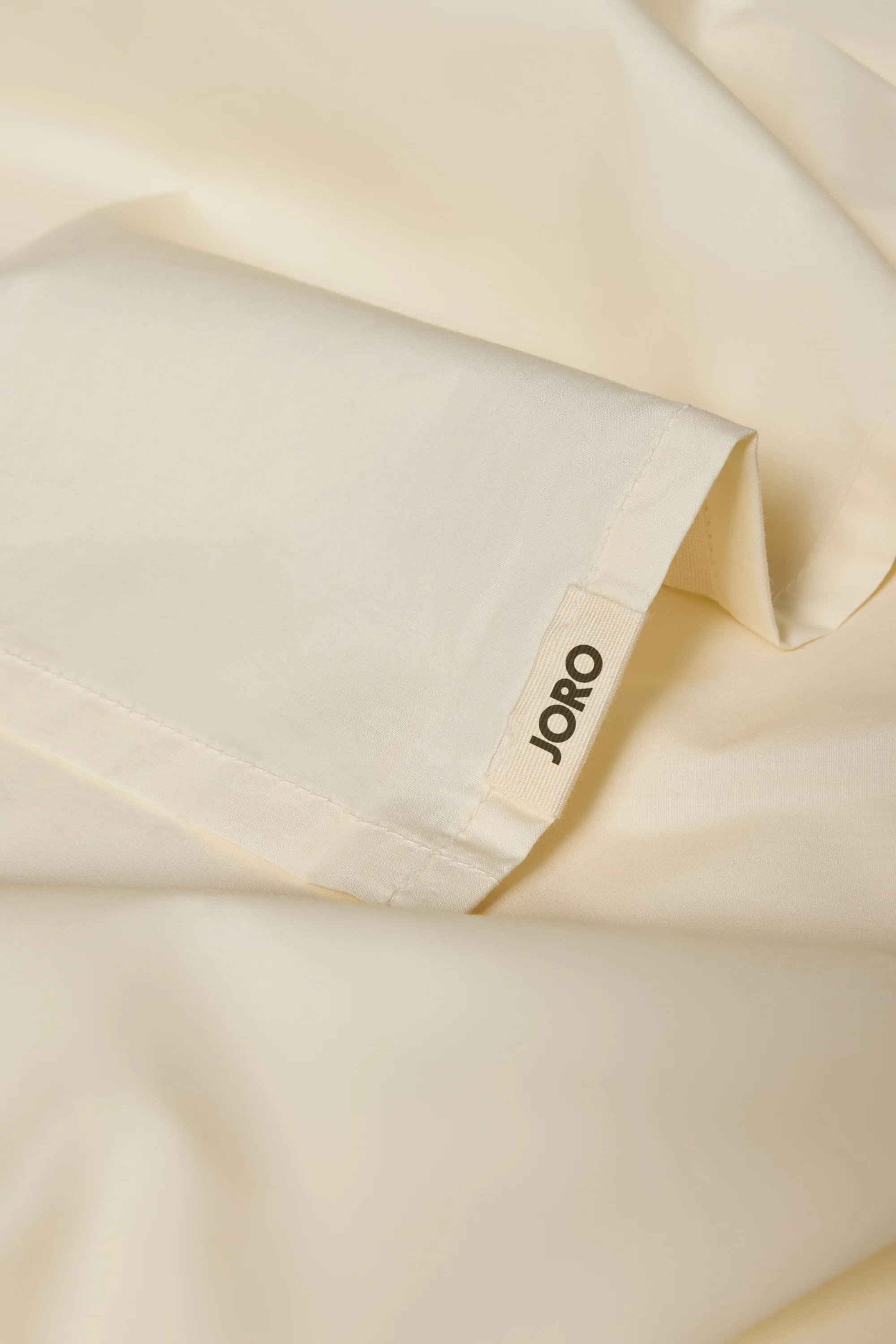 Percale Organic Cotton Flat Sheet - Classic Cream - Image 2