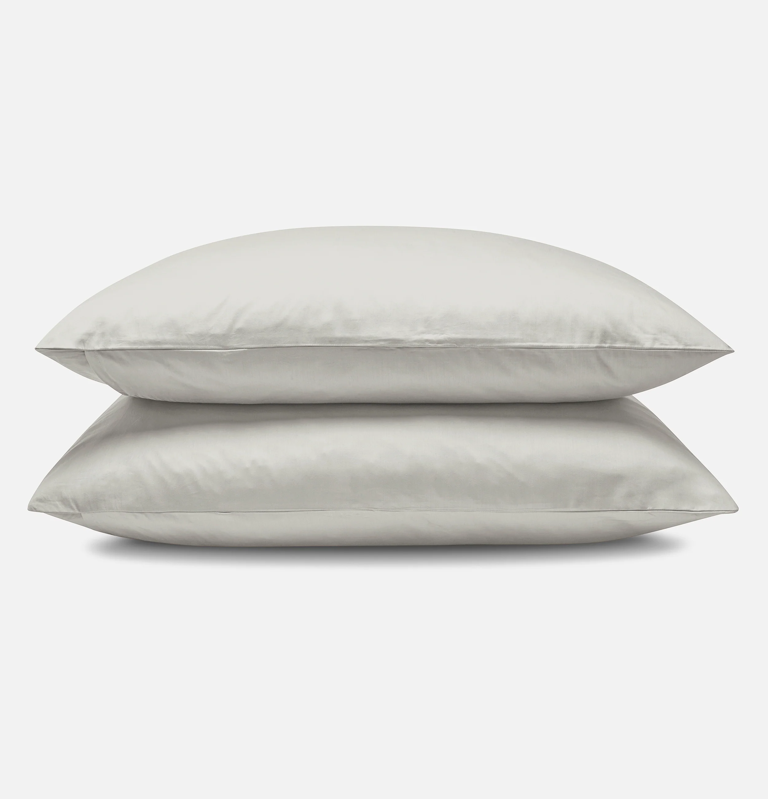 Percale Organic Cotton Sheet Set - Equinox Silver - Image 5