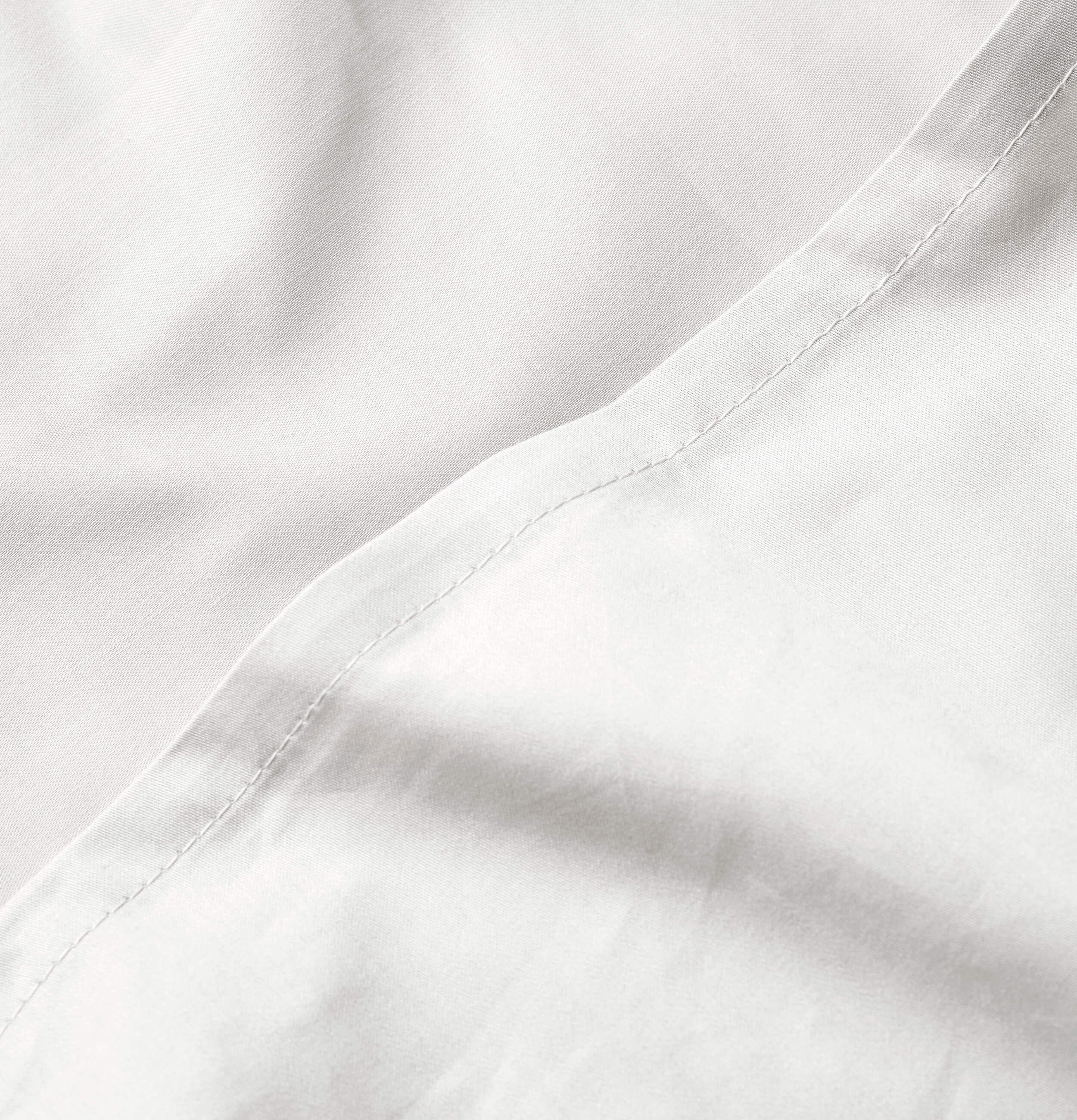Percale Organic Cotton Sheet Set - Midwinter White - Image 2