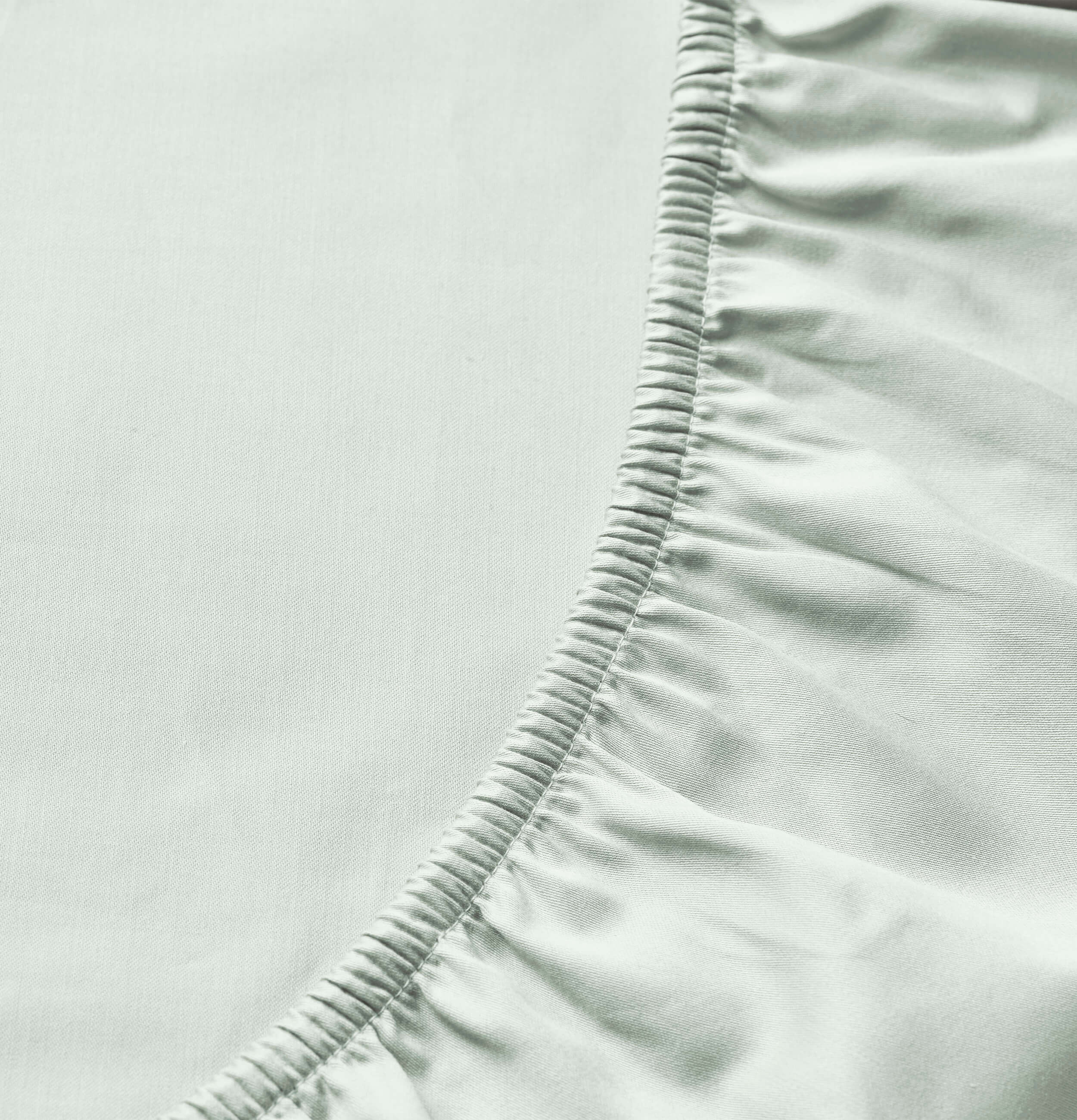 Percale Organic Cotton Sheet Set - Spring Blue - Image 3