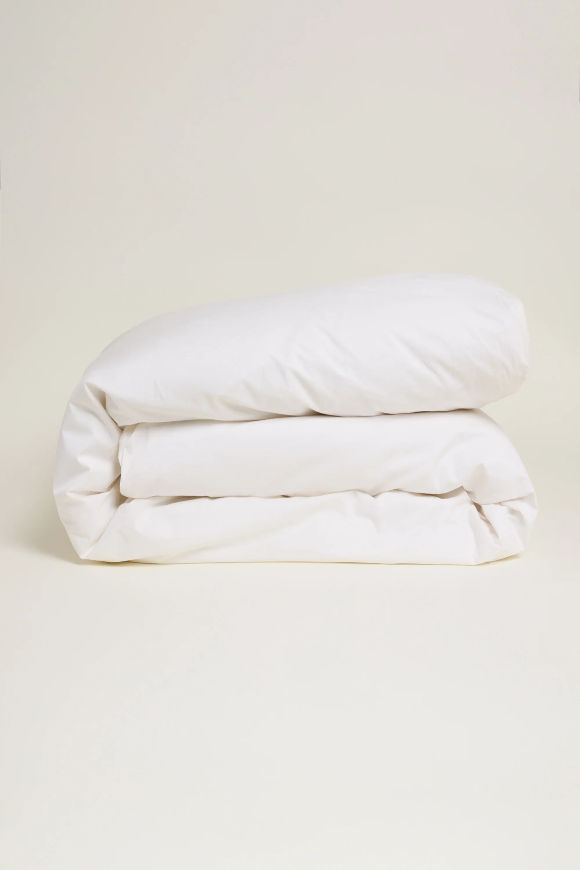 Sateen Organic Cotton Duvet Cover - Iridescent Ivory - Image 4