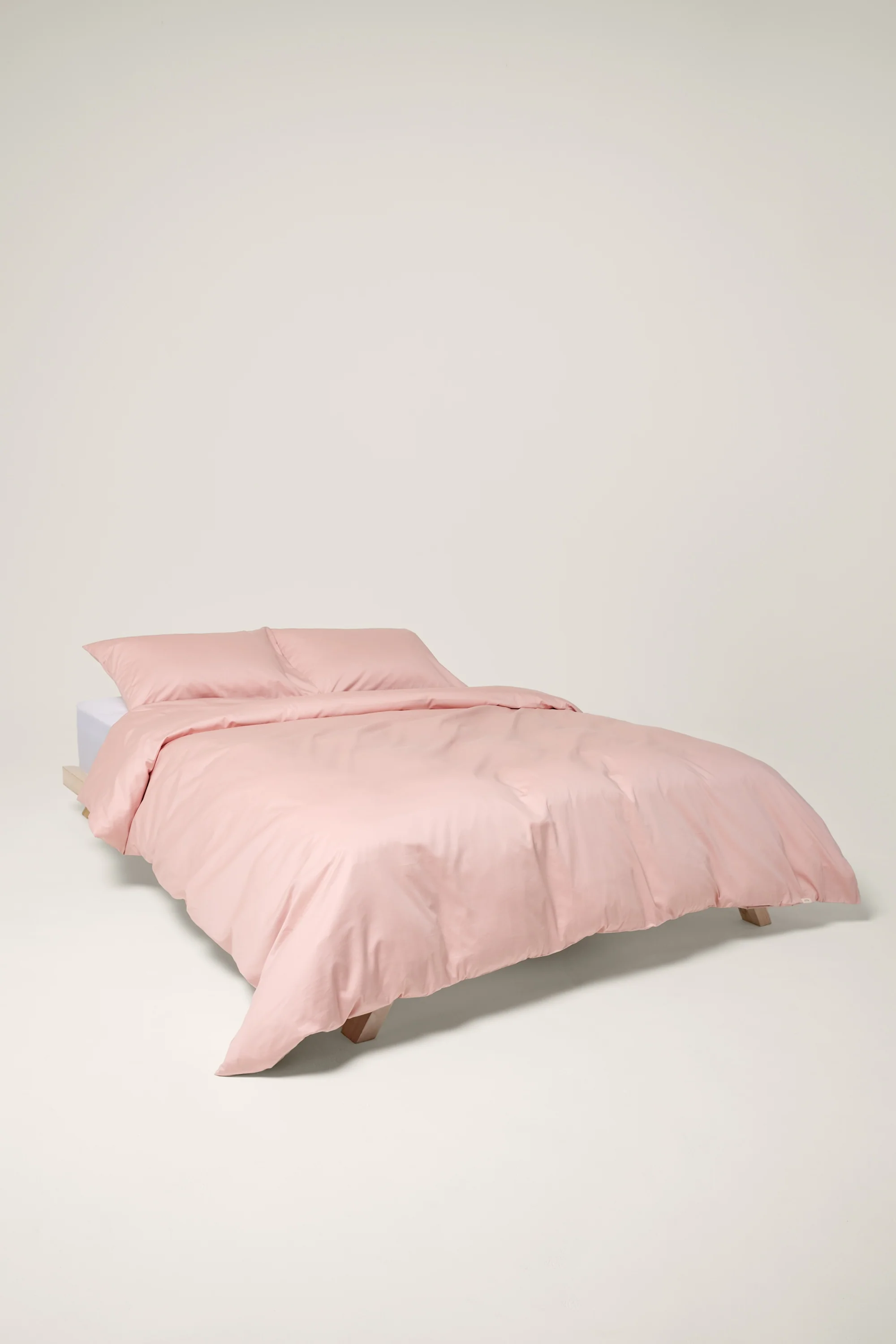 Sateen Organic Cotton Duvet Cover - Midsummer Pink