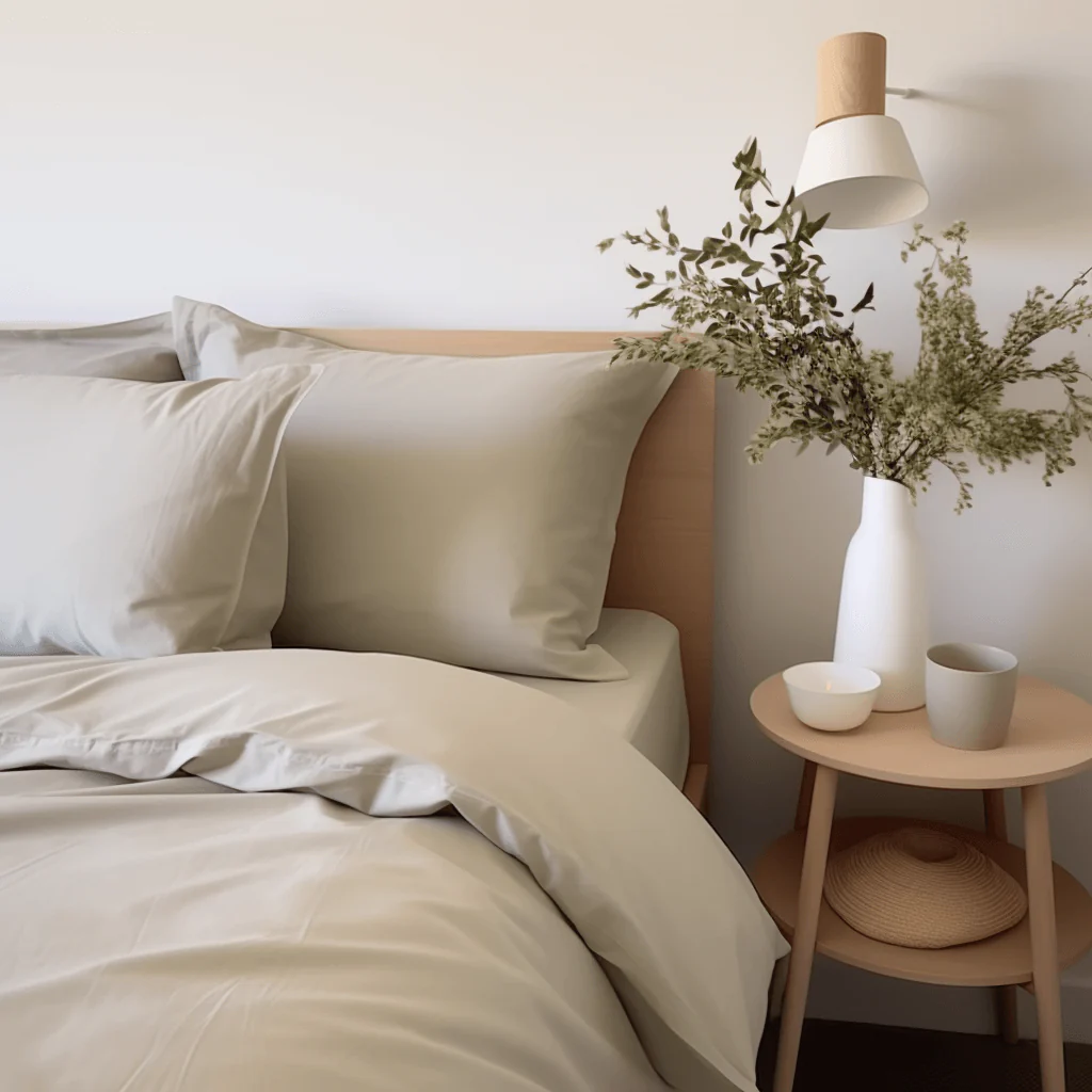 Sateen Organic Cotton Duvet Set - Equinox Silver - Image 2