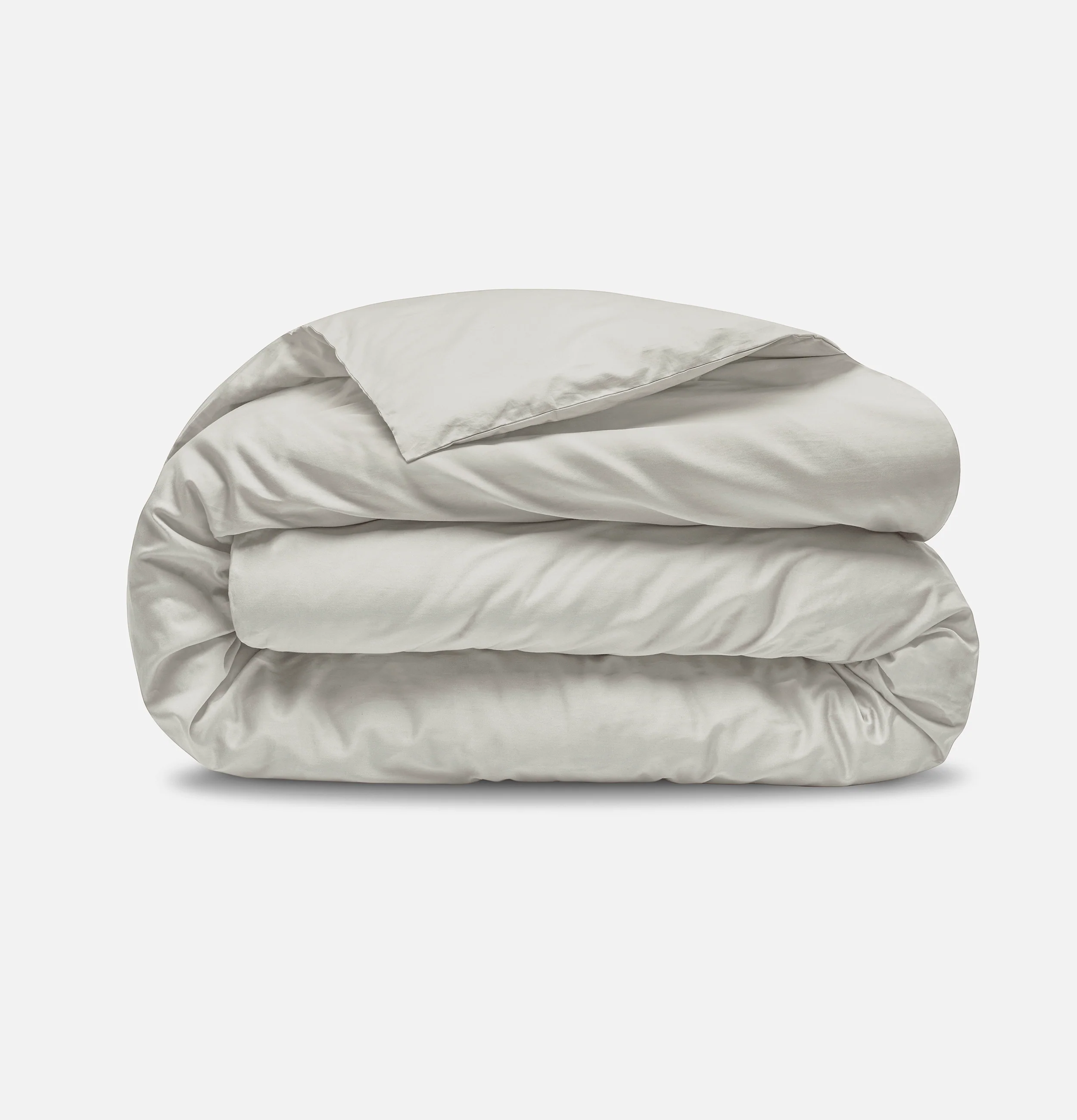 Sateen Organic Cotton Duvet Set - Equinox Silver - Image 5