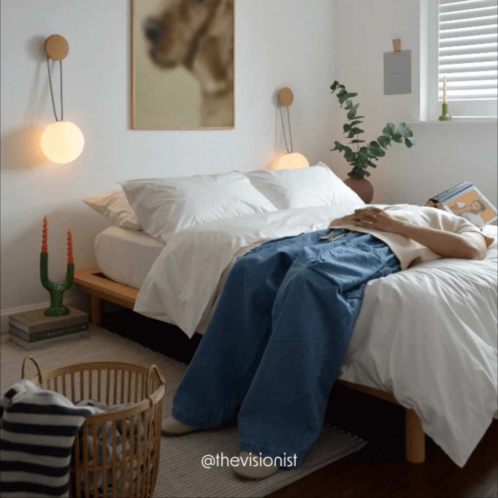 Sateen Organic Cotton Duvet Set - Iridescent Ivory - Image 2