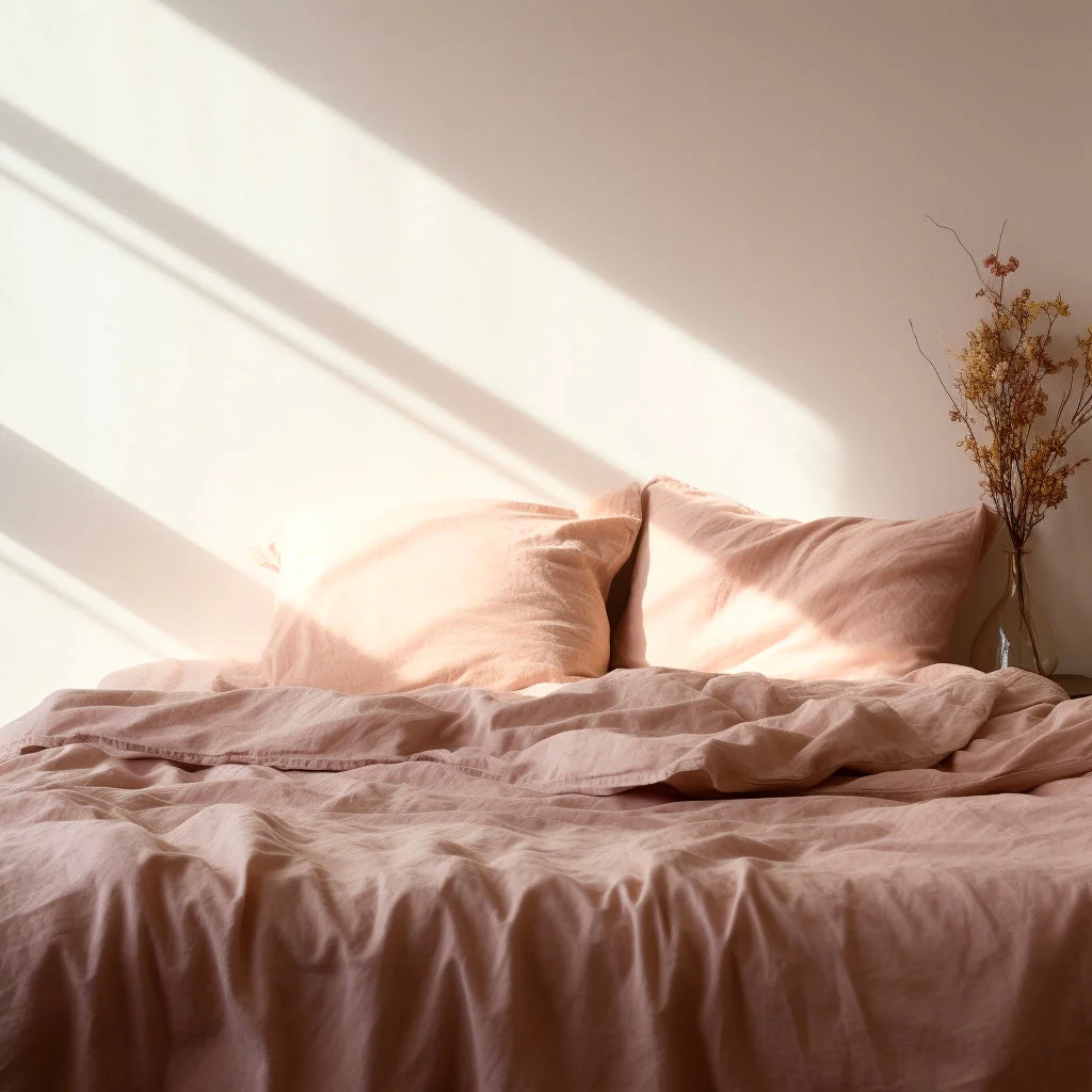 Sateen Organic Cotton Duvet Set - Midsummer Pink - Image 2