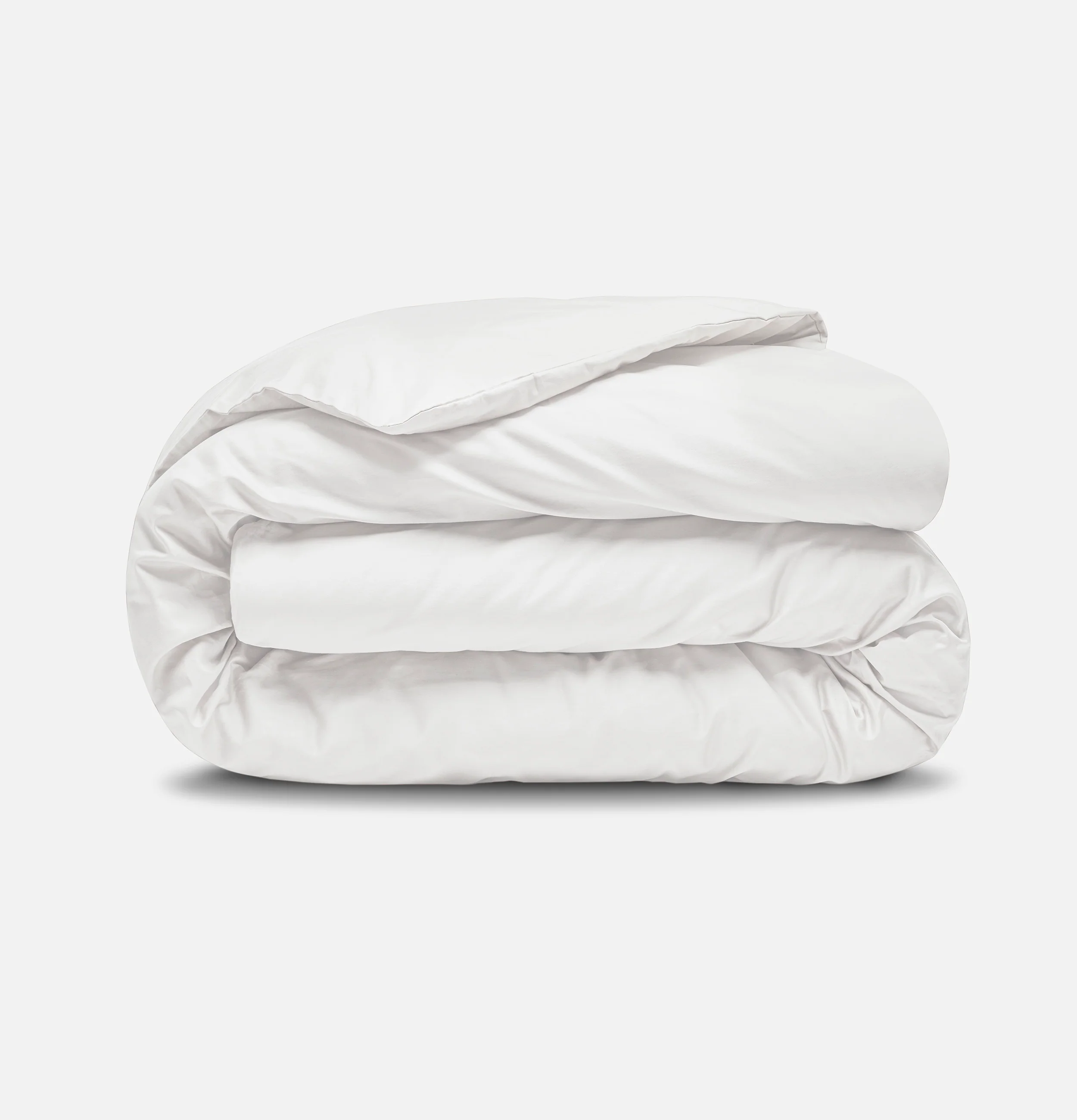Sateen Organic Cotton Duvet Set - Midwinter White - Image 4