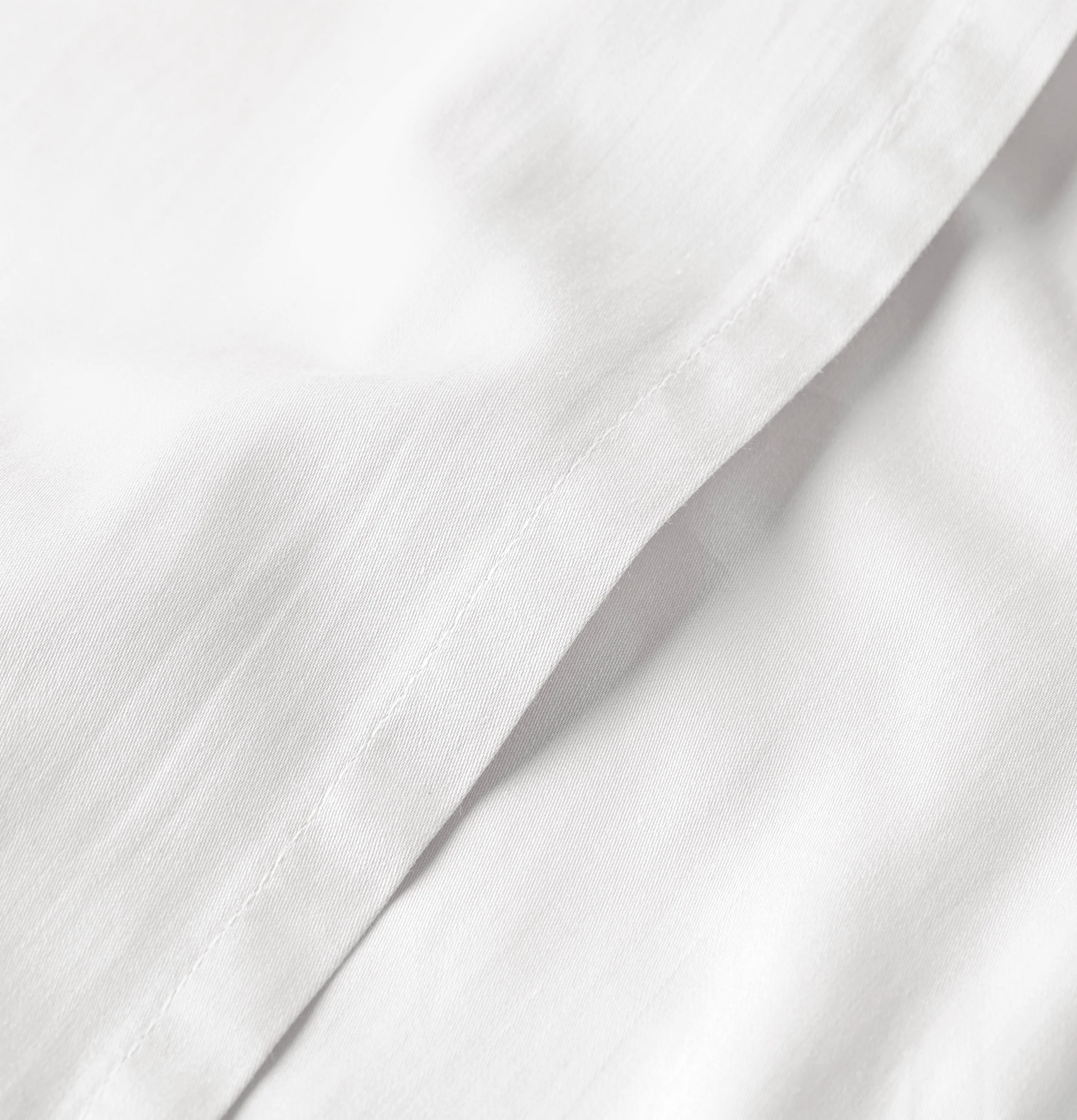 Sateen Organic Cotton Duvet Set - Midwinter White - Image 6