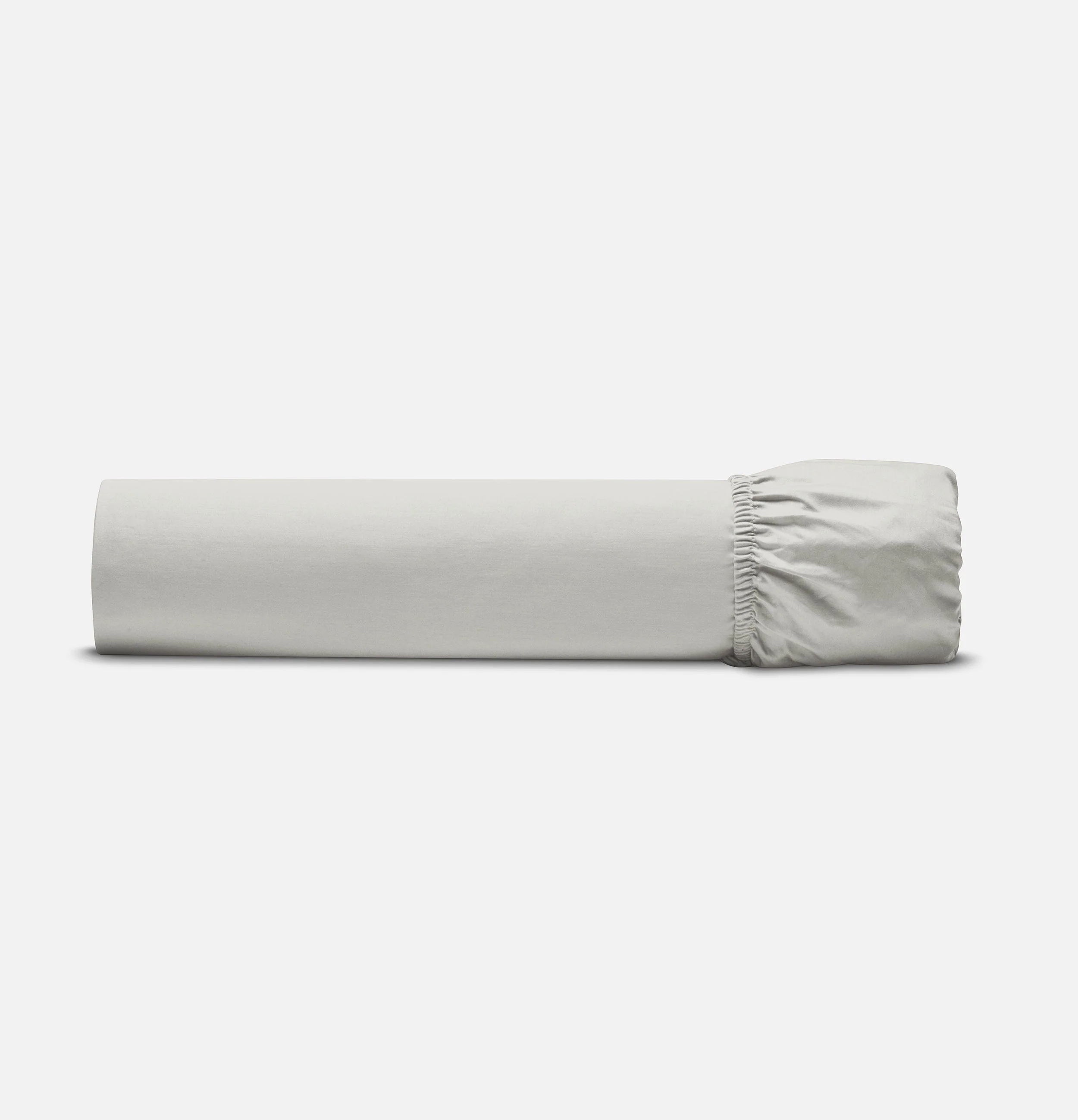 Sateen Organic Cotton Fitted Sheet Set - Equinox Silver - Image 6
