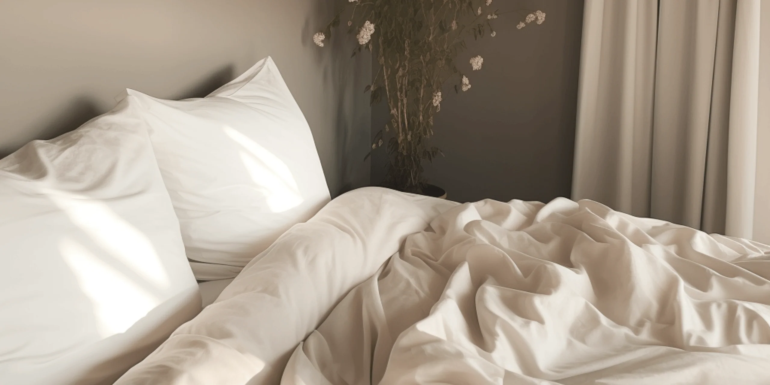 Sateen Organic Cotton Fitted Sheet Set - Iridescent Ivory - Image 2