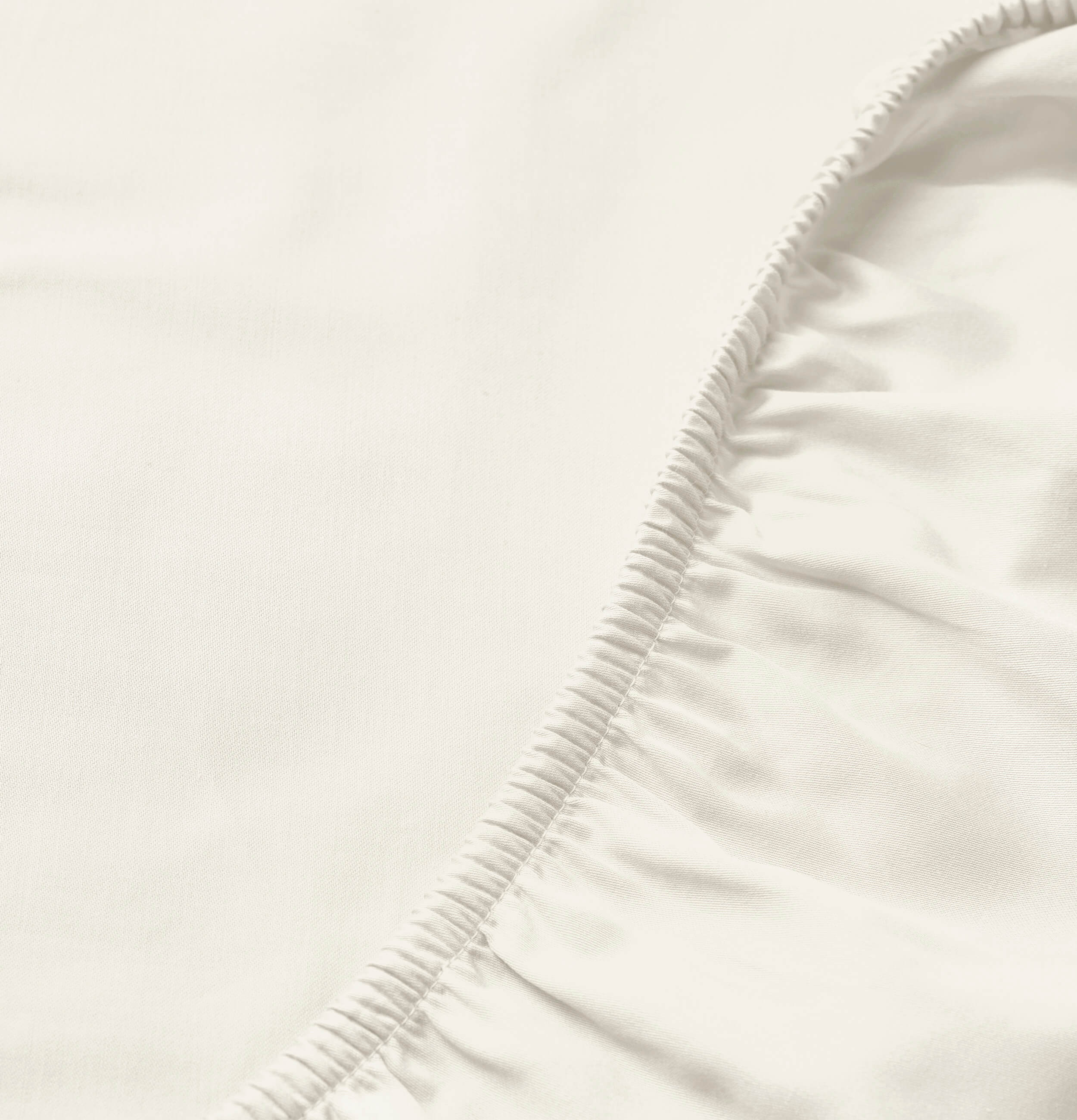 Sateen Organic Cotton Fitted Sheet Set - Iridescent Ivory - Image 3
