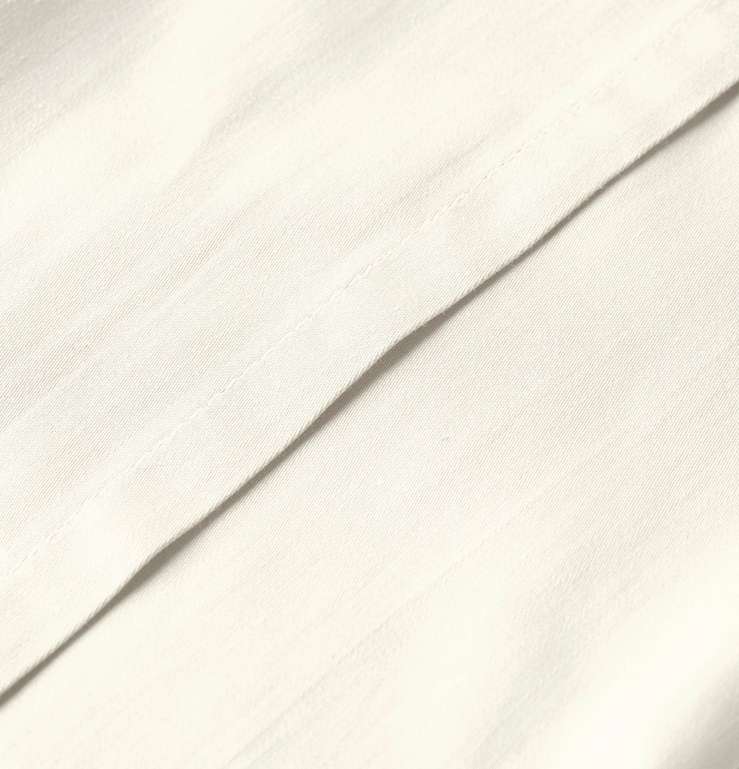 Sateen Organic Cotton Sheet Set - Iridescent Ivory - Image 6